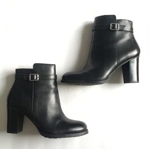 Ralph Lauren Leather Heeled Ankle Boots